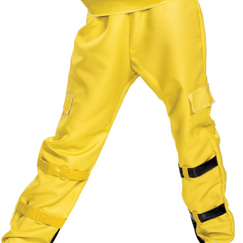 Disguise Billie Eilish Costume, Official Yellow Oversize Top and Pants for Kids, Musical Artist Inspired Outfit, Deluxe Child Size Large (10-12) - Image 5